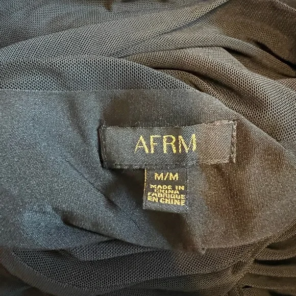 AFRM Fiorella Dress - Black - Picture 3 of 6